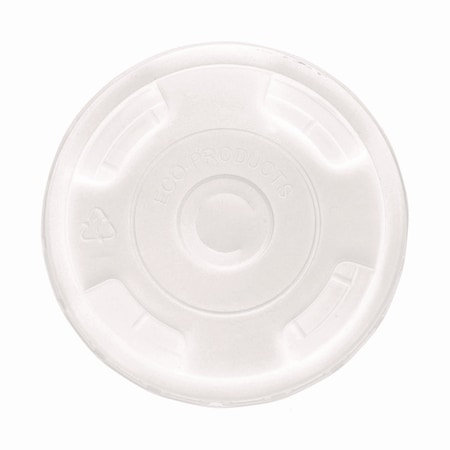Eco-Products Recycled Pet Compostable Cold Cup Lid, Clear, Pk1000 EP-CRFL